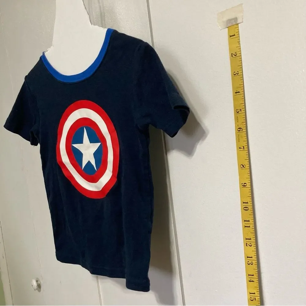 CAPTAIN AMERICA Toddler MARVEL Comics Superhero Tshirt Unisex Size 6